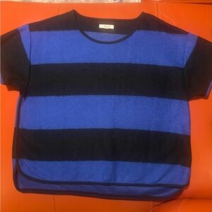 Madewell-Boxy-Short-Sleeved-Sweater-Top-Size-XL